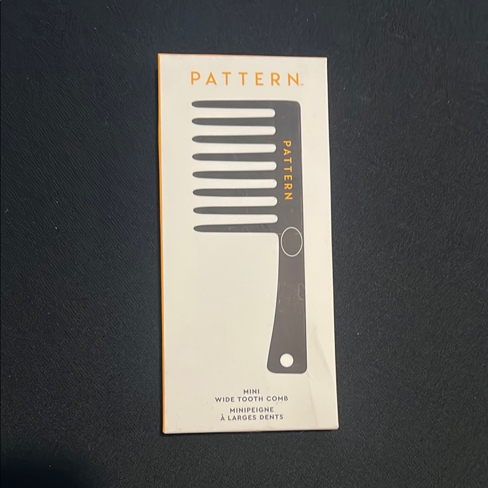 Mini Wide Tooth Comb - Black